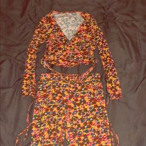 American Apparel Floral Matching Set